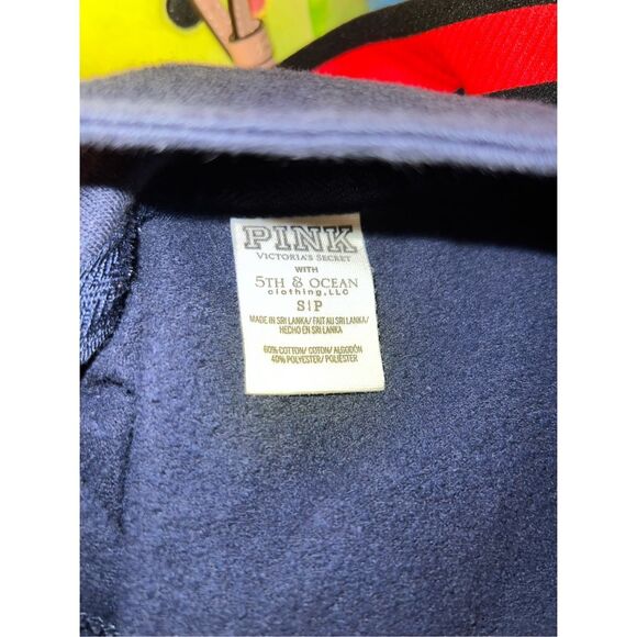 Women’s MLB MN Twins PINK Collaboration Light Weight 1/4 Zip Hoodie Size Small - Picture 4 of 5